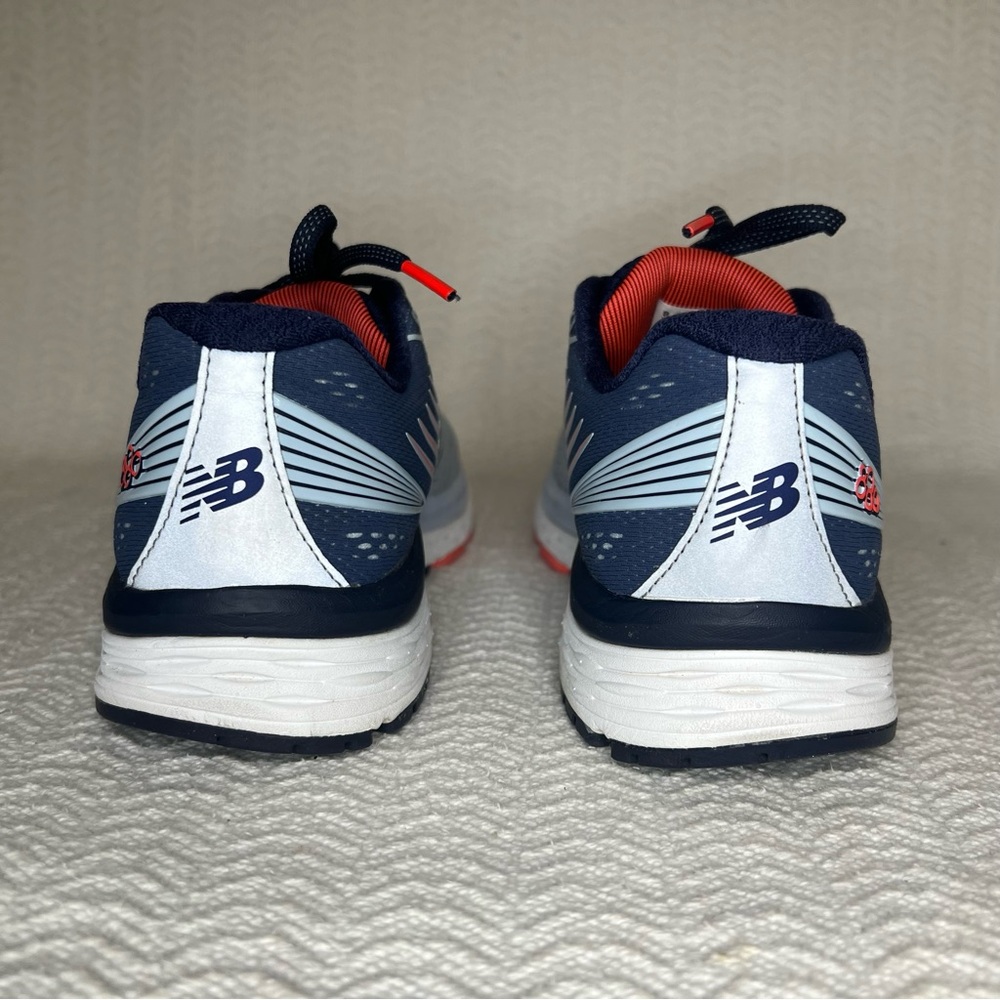 new balance / 880 light porcelain blue orange sneakers size 7 - Picture 5 of 8